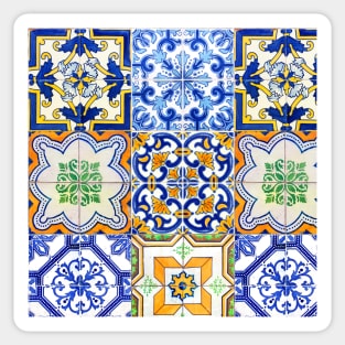 Azulejo — Portuguese tilework #22 Sticker